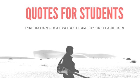 Inspirational quotes for students