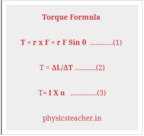 Torque formula