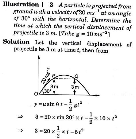 numerical of Projectile motion physics ( Question 3 with solution)