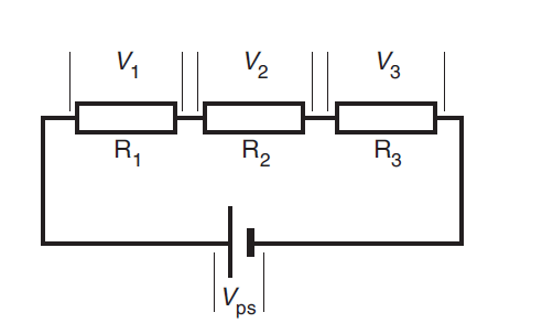 Voltage in a series circuit