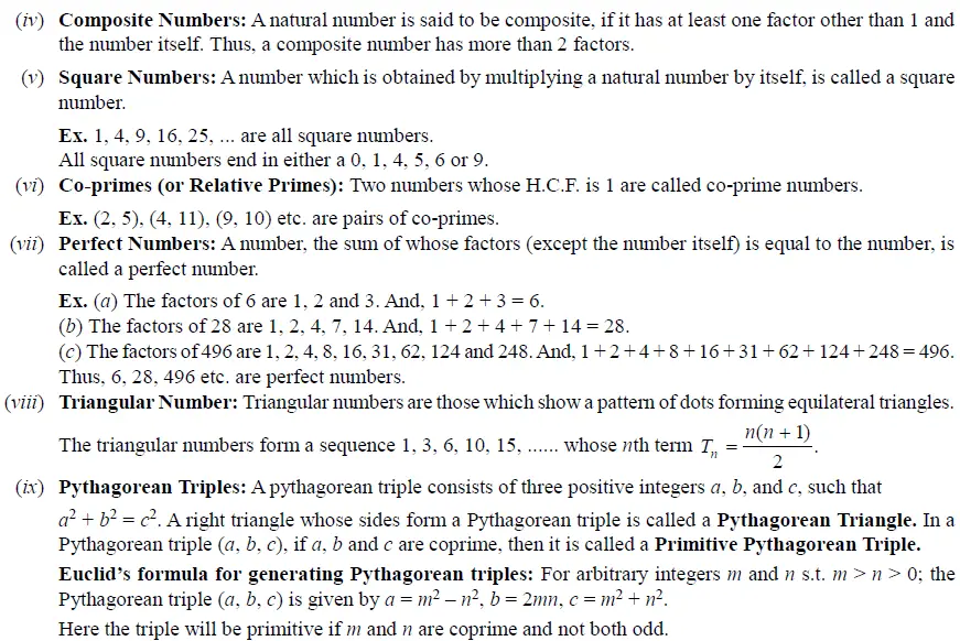 Types of Natural Numbers