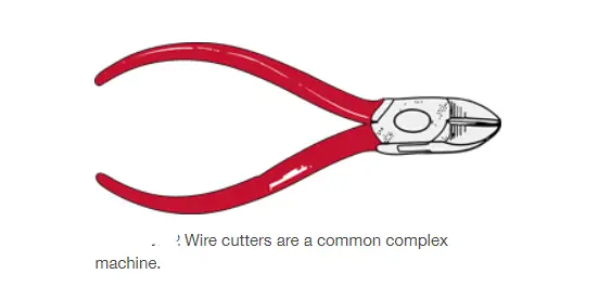 image of wire cutter  - a complex machine