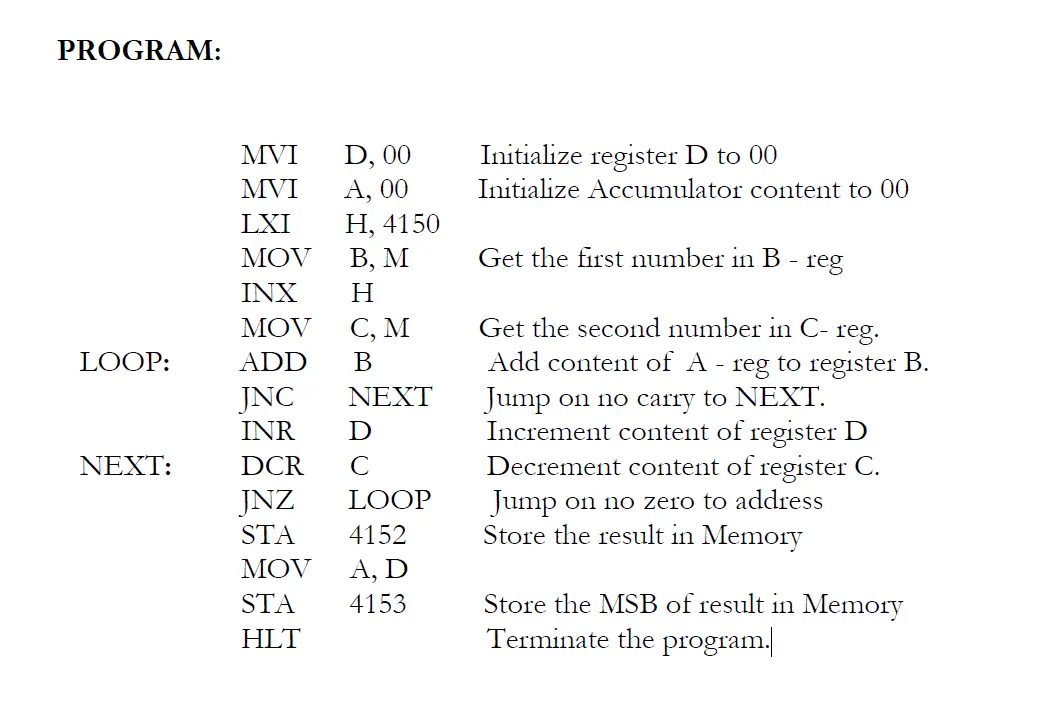 multiplication-of-two-8-bit-numbers-using-8085-microprocessor