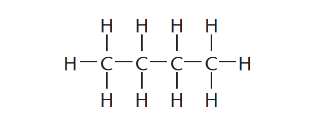 Molecular formulae and structural formulae of organic compounds