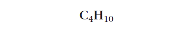 figure 2: Molecular structure of butane