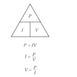 How to use the PIV Triangle for the Electrical Power formula
