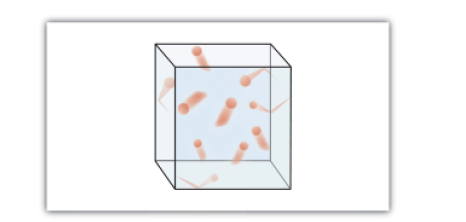 Figure 1 “The Kinetic Molecular Theory of Gases.” The kinetic molecular theory of gases describes this state of matter as composed of tiny particles in constant motion with a lot of distance between the particles.